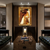 圣餐拿水果 手绘古典物油画 饰画 玄关装 女孩N9 客厅挂画欧式