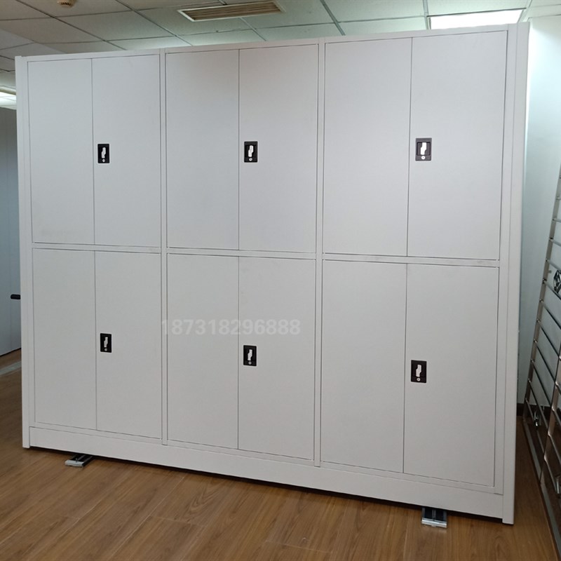 档案室手动密集架轨道档案柜文件柜书架电动密集柜厂家