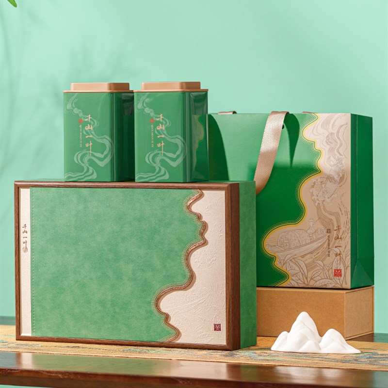 茶叶包装盒空礼盒装空盒子礼品盒定制龙井绿茶毛尖礼盒空盒定制