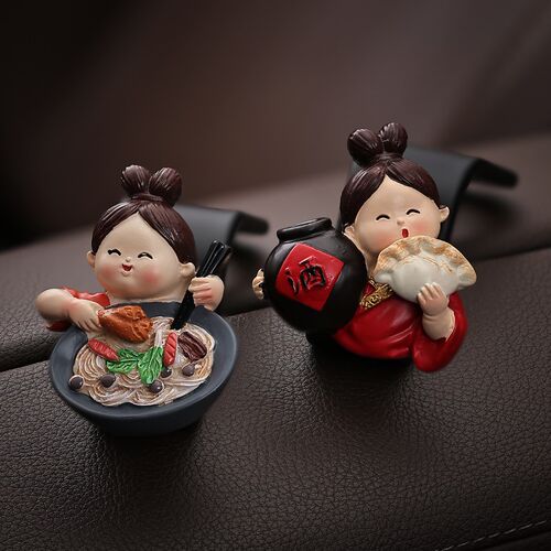 吃货小妞汽车挂钩座椅背置物挂钩创意车载挂钩装饰用品大全
