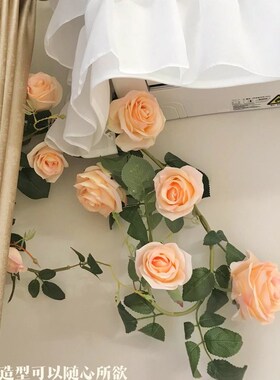 新家的一百个快递仿真玫瑰管装饰遮挡装饰品