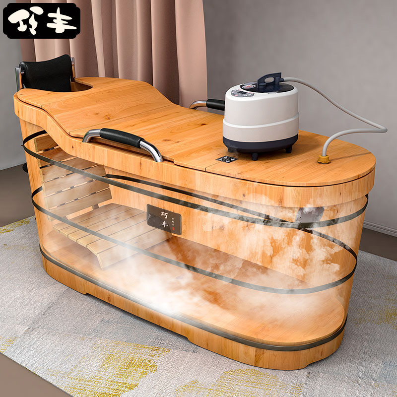 香柏木泡澡桶大人全身家用实木泡澡盆加厚木桶大号汗蒸木桶洗澡桶