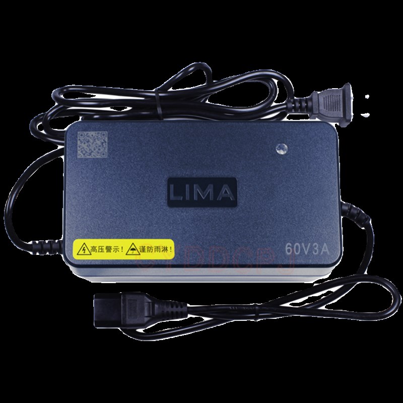 立马电动车原装充电器60V20Ah72V20A60V3A灌胶防雨智能铅酸电池充