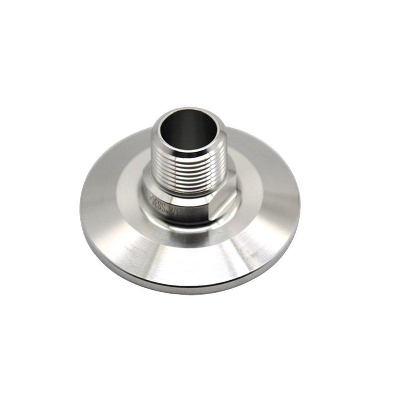 SS304卫生级不锈钢快装外丝卡箍美制NPT卡盘外螺纹内螺纹丝扣接头