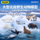 模乐玩具TOYMANY仿真动物模型极地海洋套装 北极熊北极狐儿童玩具