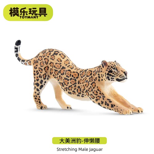TOYMANY花豹美洲豹模型摆件