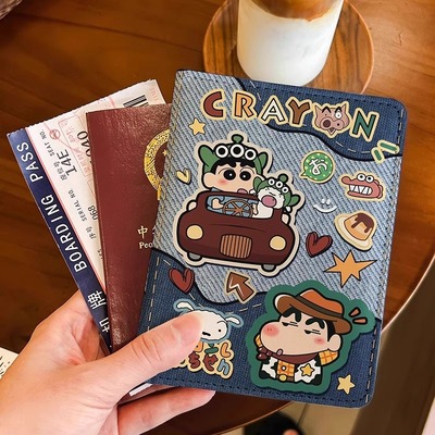 蜡笔小新护照夹证件包