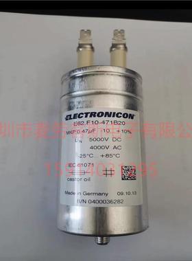 ELECTRONICONE62.F10-471B200.47UF5000VDC德国伊凯基电容器