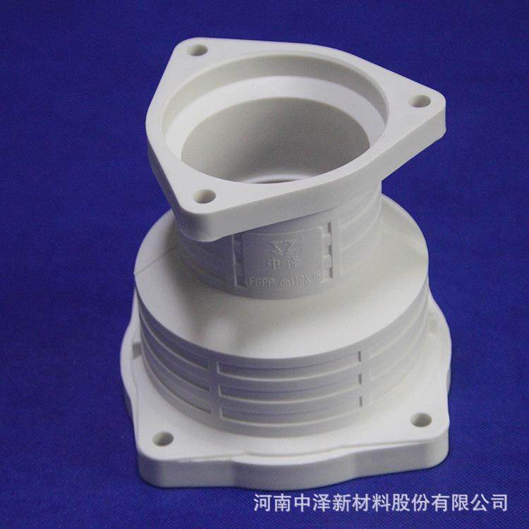 法兰式frpp静音排水管增强聚丙烯静音管p型存水弯伸缩节dn110