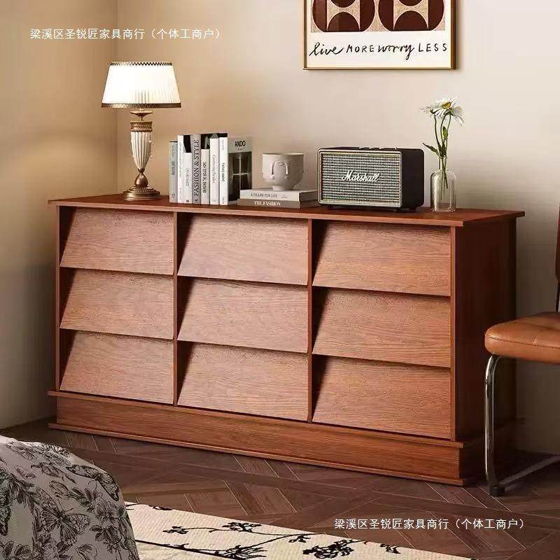 斗柜实木抽屉柜卧室床尾置物柜茶水柜靠墙储物柜九斗柜客厅收纳柜,3C数码配件,USB灯,淘宝优惠券,粉丝福利购,淘宝优惠卷