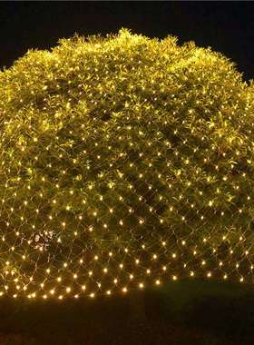 4*6Mled圣诞户外防水网灯led春节彩灯串网状灯渔网灯