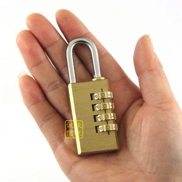 实心黄铜四位密码锁健身房迷你密码挂锁箱包锁4位密码锁小门锁头,户外/登山/野营/旅行用品,普通密码锁,淘宝优惠券,粉丝福利购,淘宝优惠卷