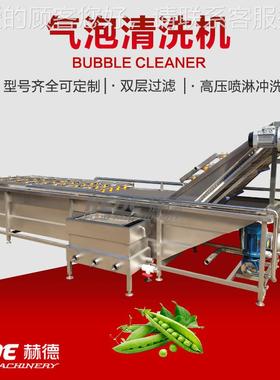 厂家高压白气泡清洗菜机 青菜去小泥去杂清蔬洗机 MWL小型菜清洗