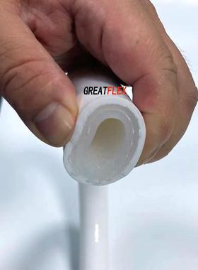 GREATFLEX白色生物级fda内径25外径35mm耐高温低温耐压编织管BD40