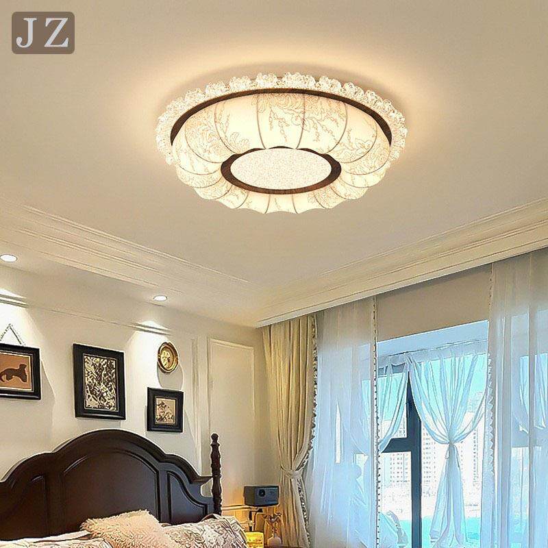 宋氏美学冰裂纹卧室吸顶灯2025新款冰晶花亚克力氛围感主卧护眼灯