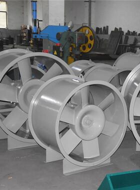 SDF-I-4.5#6500m3/h343Pa2900rpm1.1kw管道式加压轴流风机