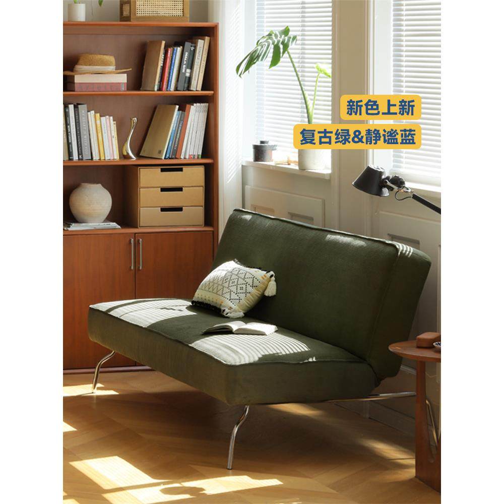 ft涵客折叠沙发床灯芯绒复古坐卧两用书房小户型客厅多功能沙发家,3C数码配件,USB灯,淘宝优惠券,粉丝福利购,淘宝优惠卷