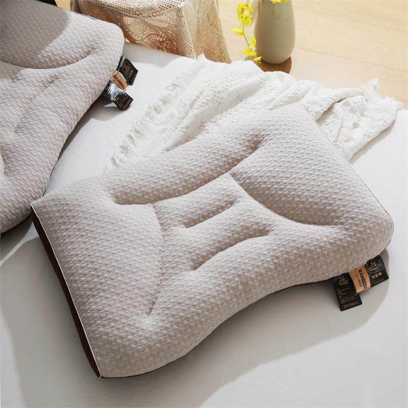 厂家针织竹纤维羽丝绒枕头莫代尔针织提花护颈低枕高回弹枕芯,五金/工具,其他电线电缆,淘宝优惠券,粉丝福利购,淘宝优惠卷
