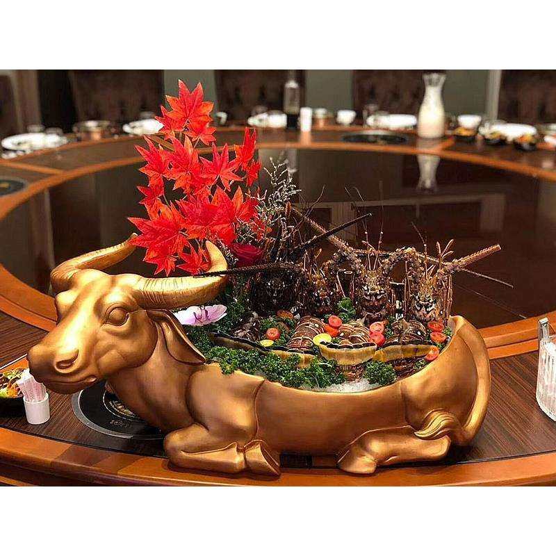 树脂牛盘刺身盘个性创意自助餐具酒店火锅店雪花肥牛盘干冰盘,3C数码配件,USB灯,淘宝优惠券,粉丝福利购,淘宝优惠卷