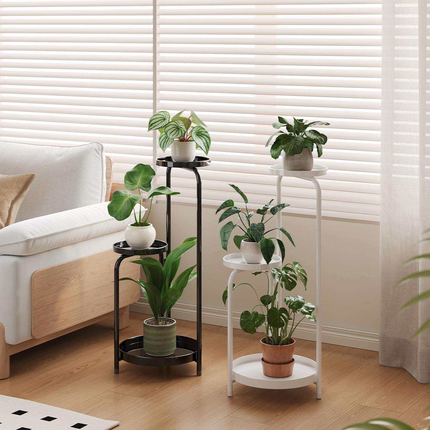 花架子客厅落地式植物多肉花盆托架铁艺多层花架置物架阳台新款,3C数码配件,USB灯,淘宝优惠券,粉丝福利购,淘宝优惠卷