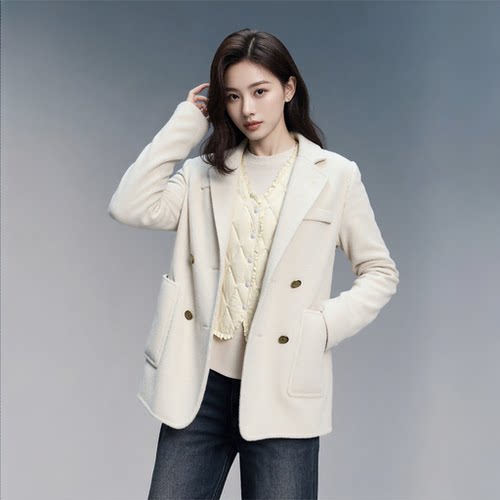 【呼呼专享】叠穿90鹅绒女款马甲轻暖V领百搭YS-25007