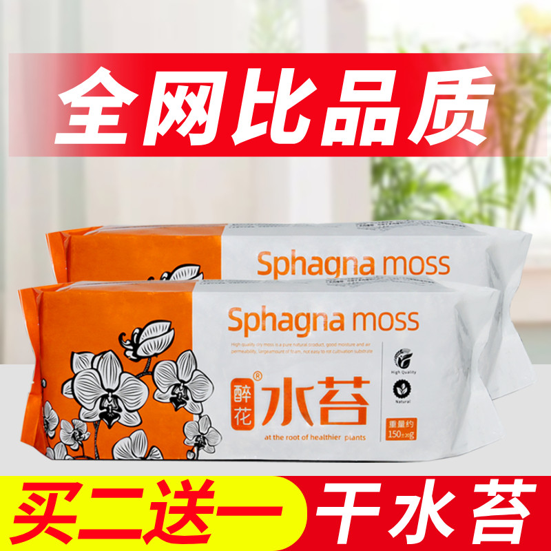 水苔蝴蝶兰专用兰花营养土文心兰石斛进口优质干苔藓乌龟爬宠垫材