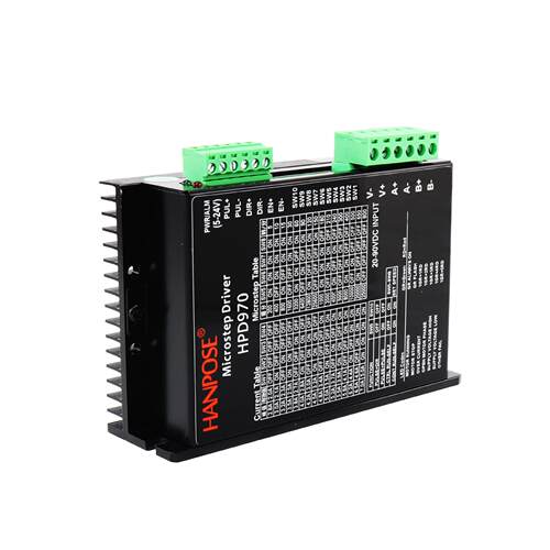 DSP数字式HD970两力步进HPD970驱相电机驱动器 IO自发脉冲大矩输