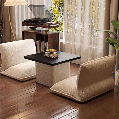 正方形观山云浮飘窗桌椅家用客厅阳台榻榻米设计师网红卧室小茶几