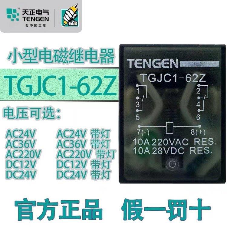 TENGEN天正电气HH63P小型电磁中间继电器交流220直流24V十一脚10A