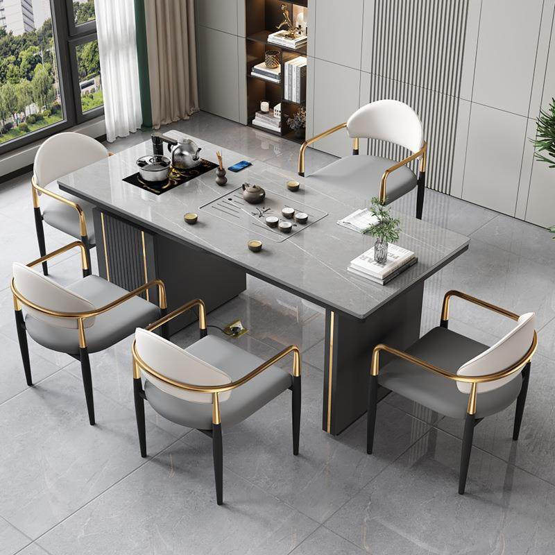 轻奢岩板网红茶桌椅组合简约家用阳台办公小户型一体功夫泡茶桌子,3C数码配件,USB灯,淘宝优惠券,粉丝福利购,淘宝优惠卷