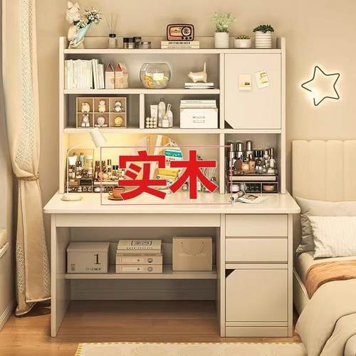 实木梳妆桌卧室家用梳妆台简约现代化妆桌子置物架小户型化妆台子