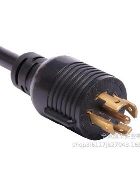 供应XL2220P-A发电机插头L22-20P480V美规5芯电源线自锁插