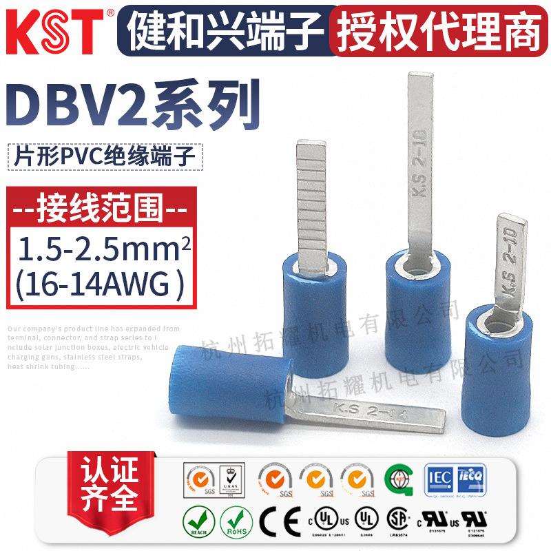 KST健和兴DBV2-9/10DVBL2-13/14DVBS2-18片形绝缘端子UL认证