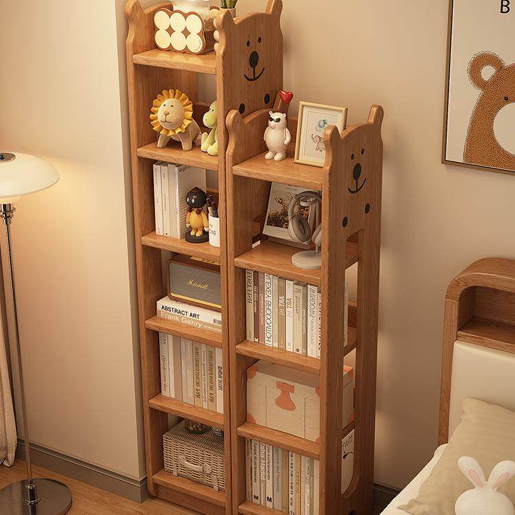 实木儿童书架不占空间卧室床头转角柜床头柜替代品窄书柜学生家L&,3C数码配件,USB灯,淘宝优惠券,粉丝福利购,淘宝优惠卷