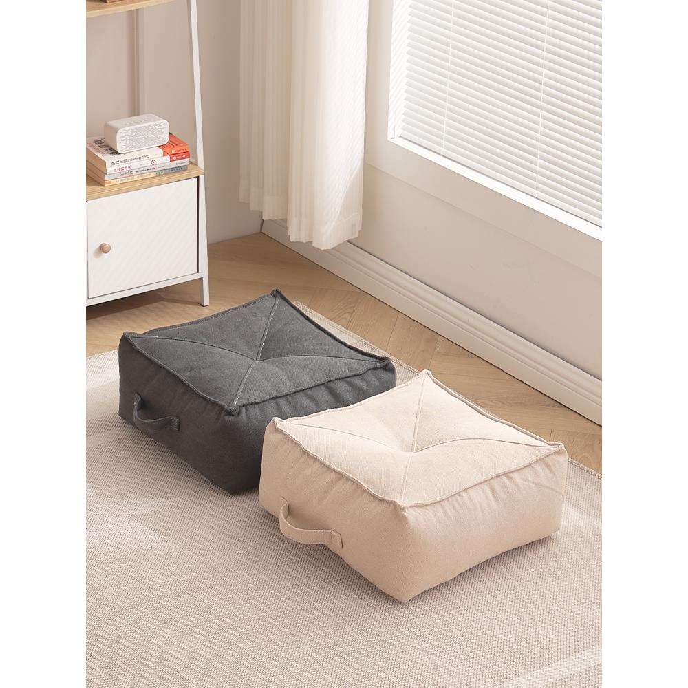 布艺小凳子家用现代简约阳台小矮凳坐墩客厅沙发凳久坐小板凳