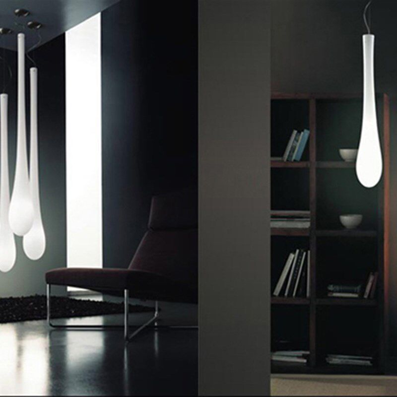 后现代简约个性流星雨玻璃吊灯水滴楼梯灯过道灯酒店装饰灯餐厅灯