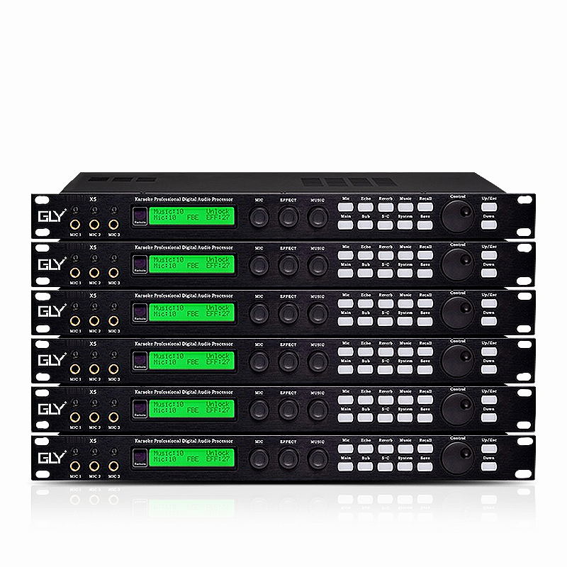 GLY X5专业演出舞台会议前级效果KTV防啸叫包厢混响数字前置处理