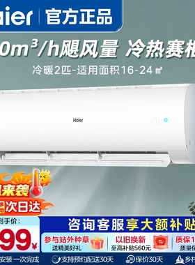 海尔空调雷神者家用2匹一级能效变频冷暖两用卧室客厅大挂机50PAA