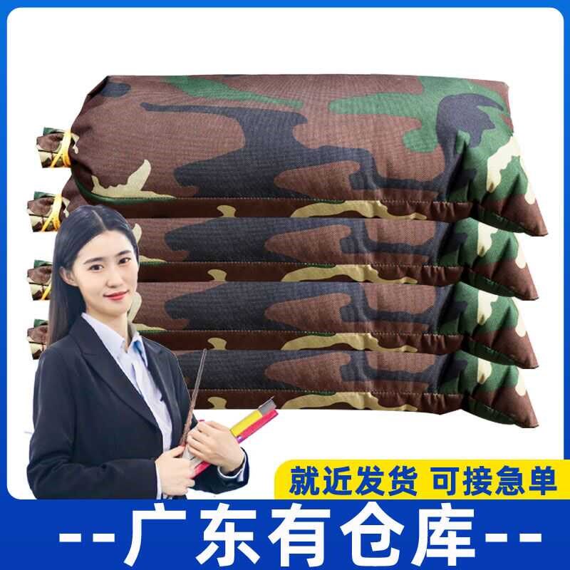 迷彩沙袋防水硅胶沙条防汛沙袋防水抗洪900D加厚耐晒沙袋