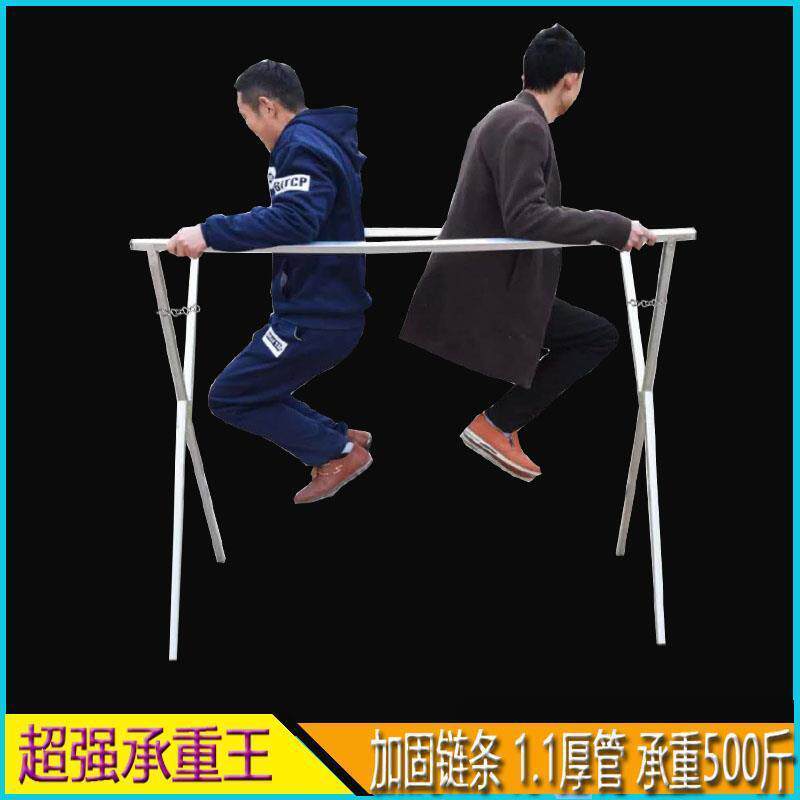 夜市摆地摊货架服装展示架卖衣服X型架子折叠架加厚摆摊衣架包邮