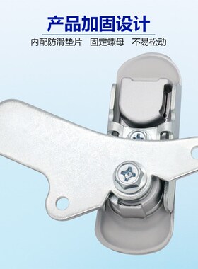 新AB403-1机械柜门锁 内配防滑垫片 开关控制柜配电箱电柜门把锁