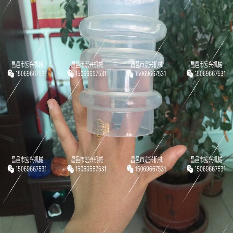 水泥腻子粉砂浆自动包装机出料胶管 出灰软管皮嘴 三环硅胶管图片