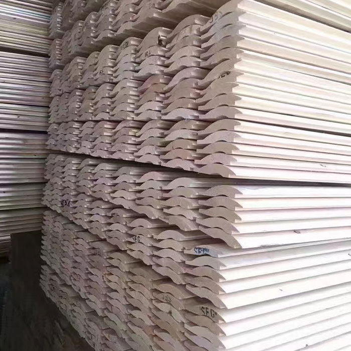 实木圆弧扣板桑拿板木屋外墙板护墙板墙裙防腐木弧形挂板庭院装饰