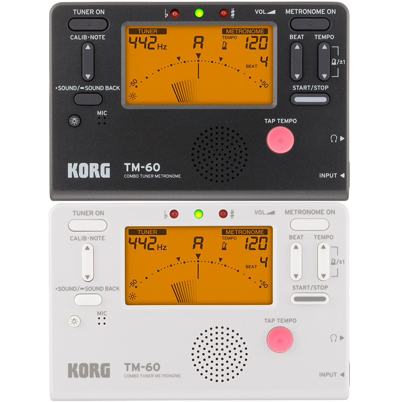 科音Korg节拍器TM60C管乐提琴琵琶吉他二胡通用校调音音器节拍器