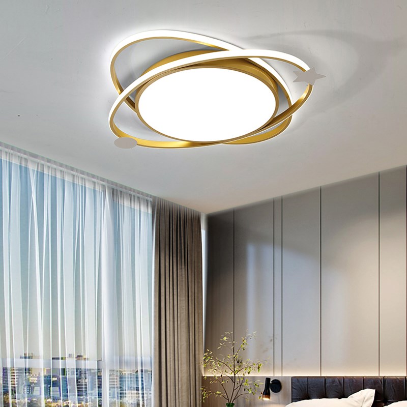 LED吸顶灯客厅主卧室房间餐厅书房简约现代2024新款遥控中山灯具