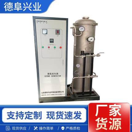 石英管臭氧发生器500g高效空气源水冷工业废气废水处理设备