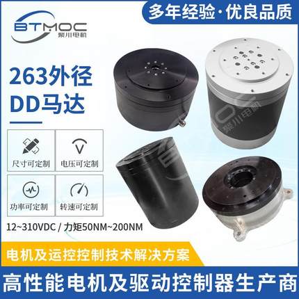 263DD马达DD马达定制DD马达厂家低压DD马达直流DD马达