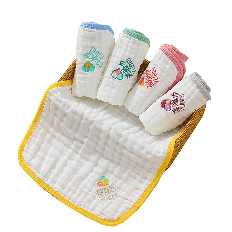 婴儿毛巾口水巾新生儿纯棉超软小方巾宝宝纱布洗脸巾儿童洗澡用品,婴童用品,口水巾,淘宝优惠券,粉丝福利购,淘宝优惠卷