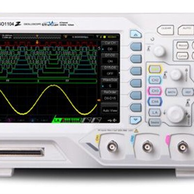 送选件普源MSO1074Z混合信号数字示波器70M带宽带16逻辑分析仪