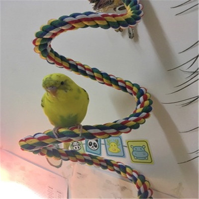 包邮 大中型鹦鹉攀爬绳索 棉绳吊绳玩具 灰机金刚折衷啃咬鸟用品